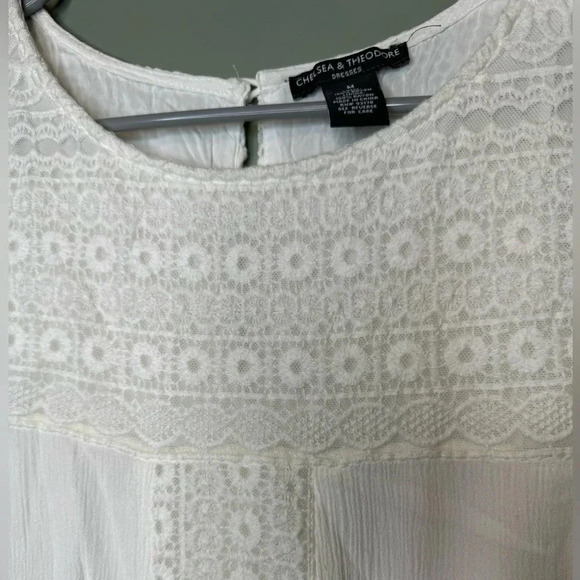 CHELSEA & THEODORE WHITE‎ WOMENS DRESS - Picture 5 of 6